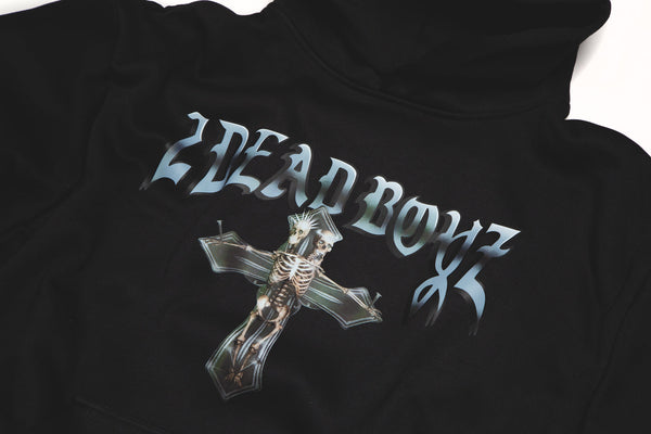 2DEAD BOYZ CROSSED TWINS HOODIE. – The Glorious Dead