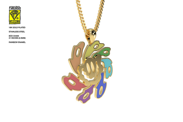 RAINBOW SMILEY CHAIN. – The Glorious Dead