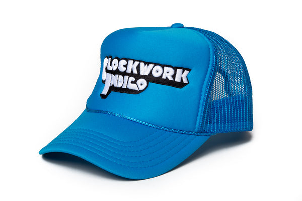 CLOCKWORK INDIGO TRUCKER CAP.