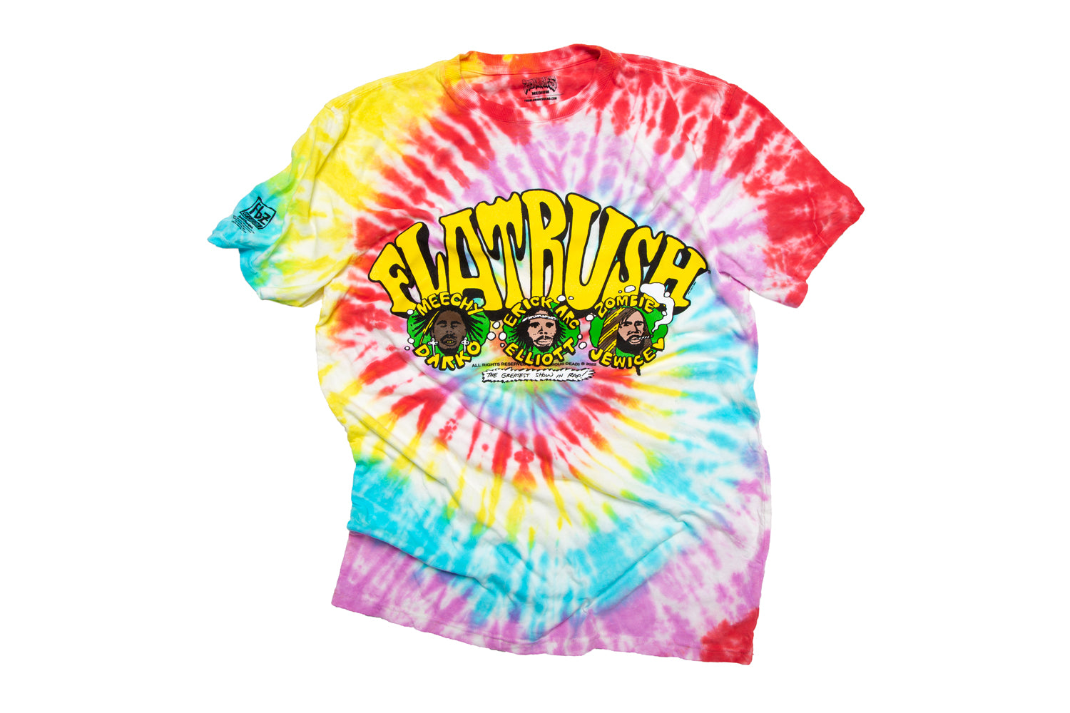 FLATBUSH ZOMBIES - SS - TYE DYE T-SHIRT - LIMITED RELEASE