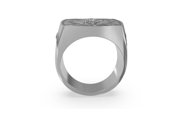 ASID SUPERBOWL RING IN SILVER.
